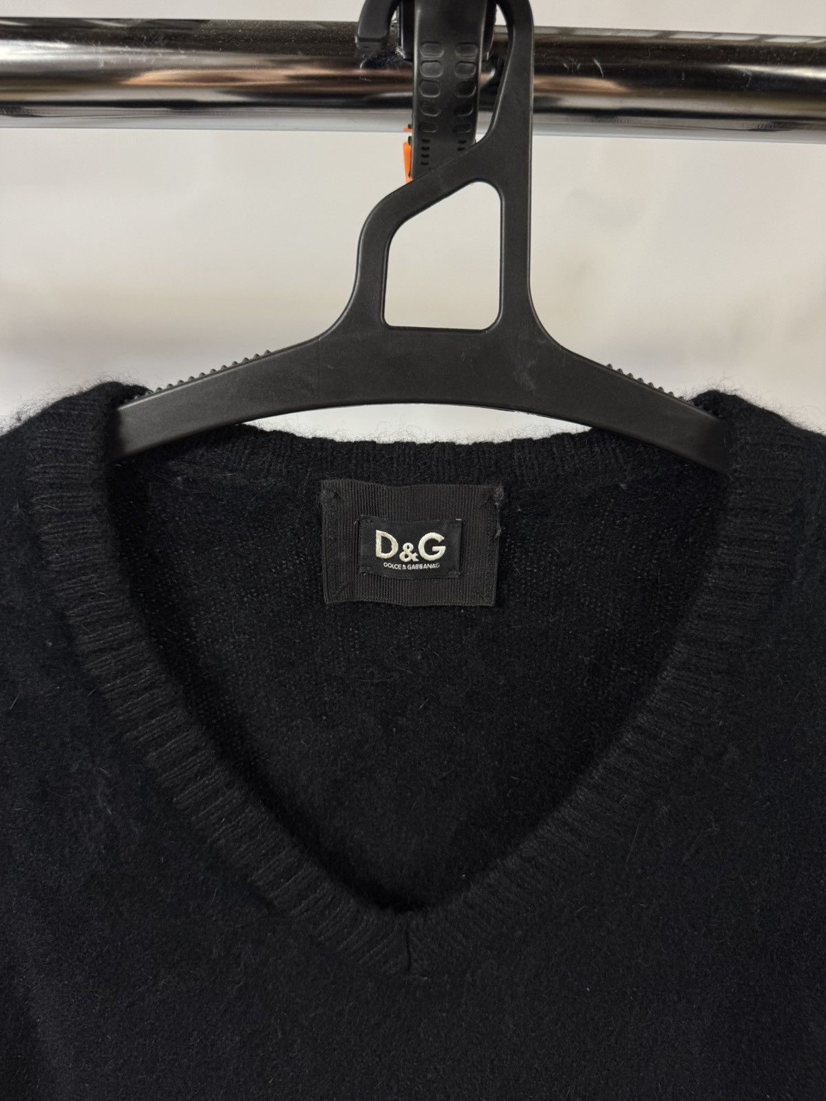 Dolce & Gabbana Vintage Dolce Gabbana Mohair V-Neck Sweater Size M / US 6-8 / IT 42-44 - 2 Thumbnail