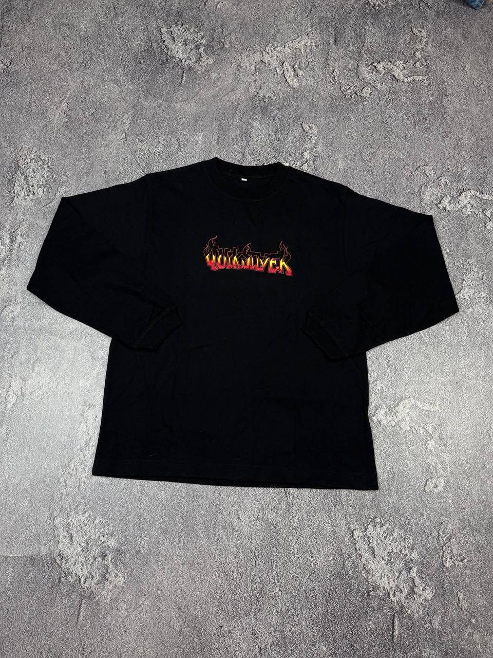 Quiksilver Y2K Quiksilver Flame Logo 2000s Surf Longsleeeve Size US S / EU 44-46 / 1 - 2 Thumbnail