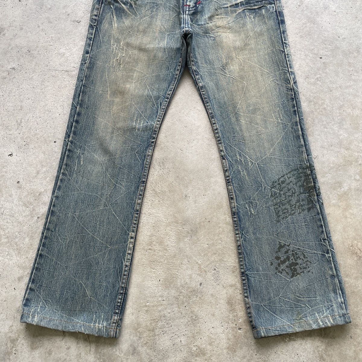 Japanese Brand Vintage Japanese Rusty Jeans Flare Denim Bootcut Pants W32 Size US 32 / EU 48 - 5 Thumbnail