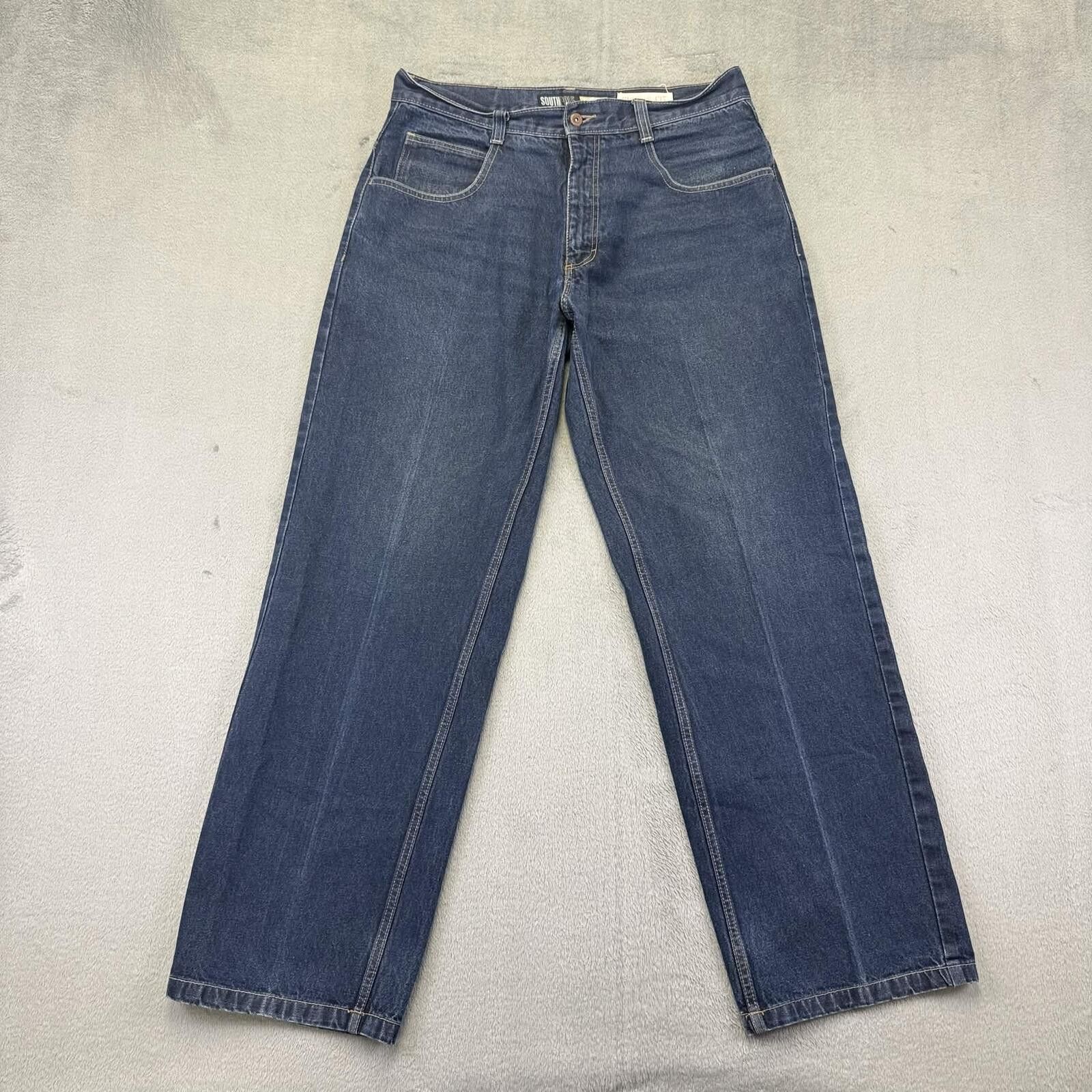 Southpole Southpole Custom Fit Jeans Blue Wide Leg Baggy Denim Size US 38 / EU 54 - 1 Thumbnail