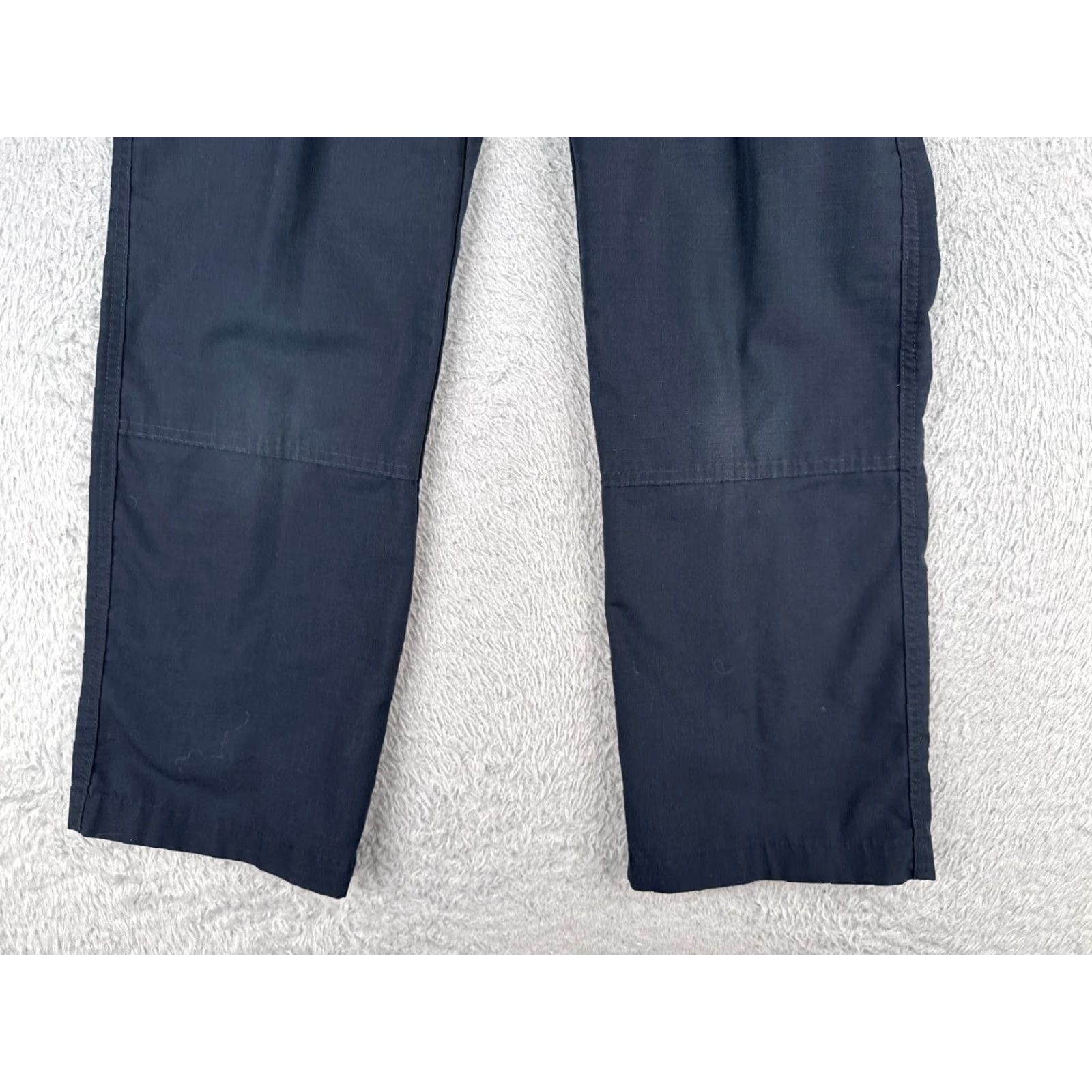 Vintage TRU-SPEC Pants Women 2 Blue Cargo Rip-Stop Fabric Double Knee Poly Blend 28L Size 26" / US 2 / IT 38 - 2 Thumbnail