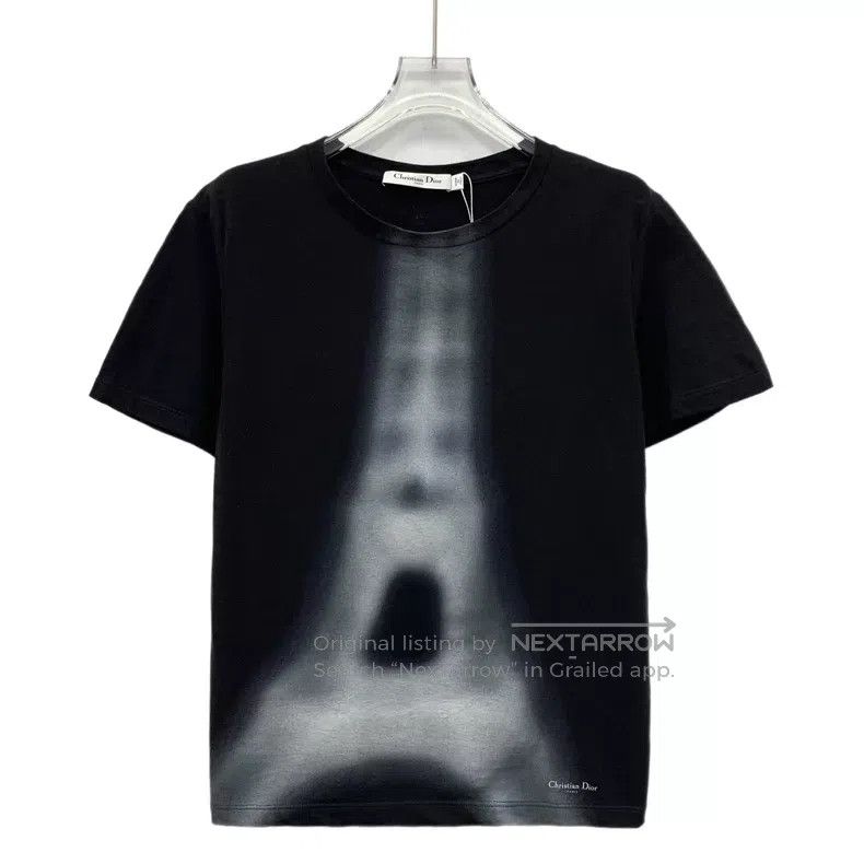 Dior Dior Black Phantom Tower Print Cotton Round-neck Short-sle Size M / US 6-8 / IT 42-44 - 1 Thumbnail