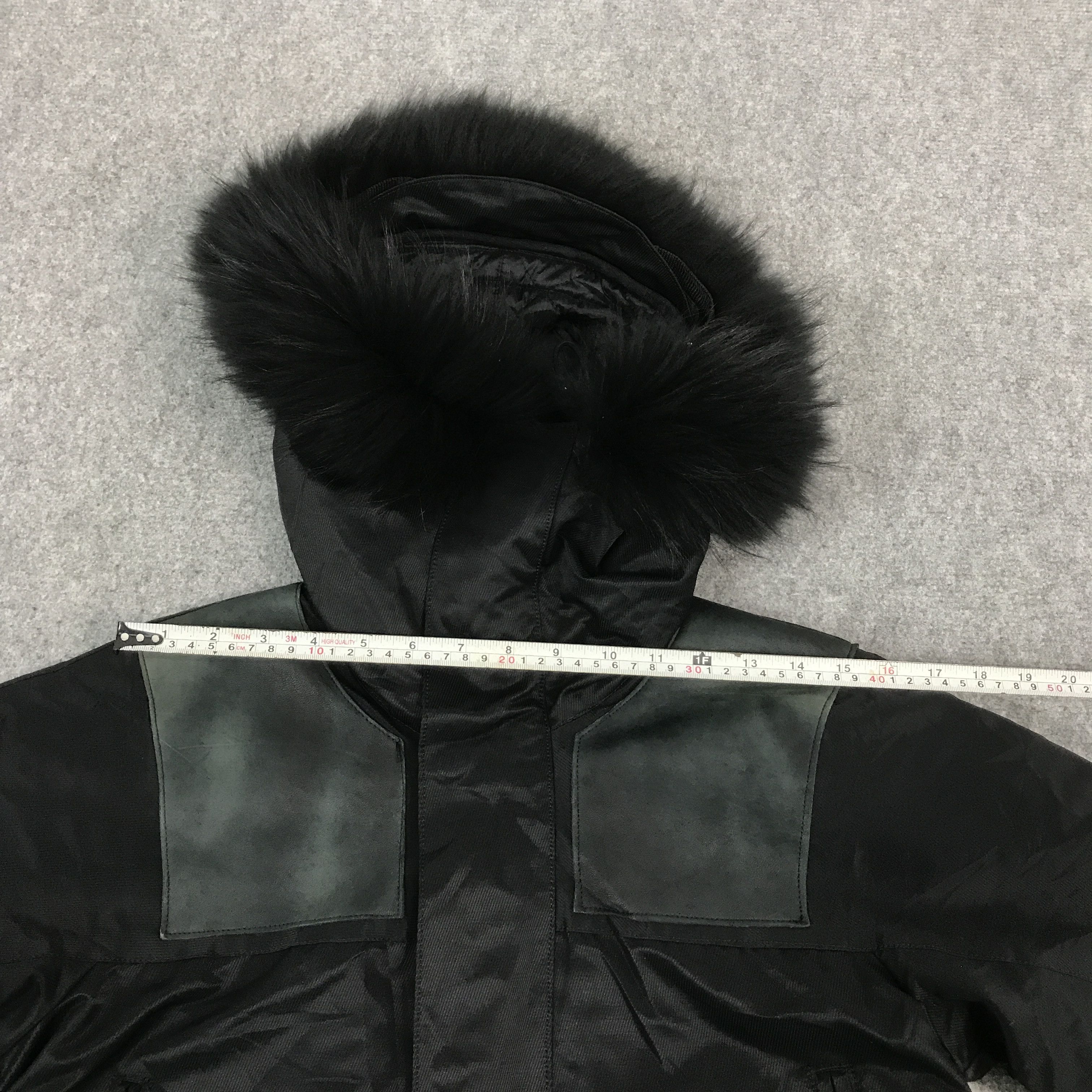 If Six Was Nine × Issey Miyake × Japanese Brand IFSIXWASNINE STYLE AYUITE LEATHER DESIGN FUR HOODIES JACKET Size US M / EU 48-50 / 2 - 10 Thumbnail