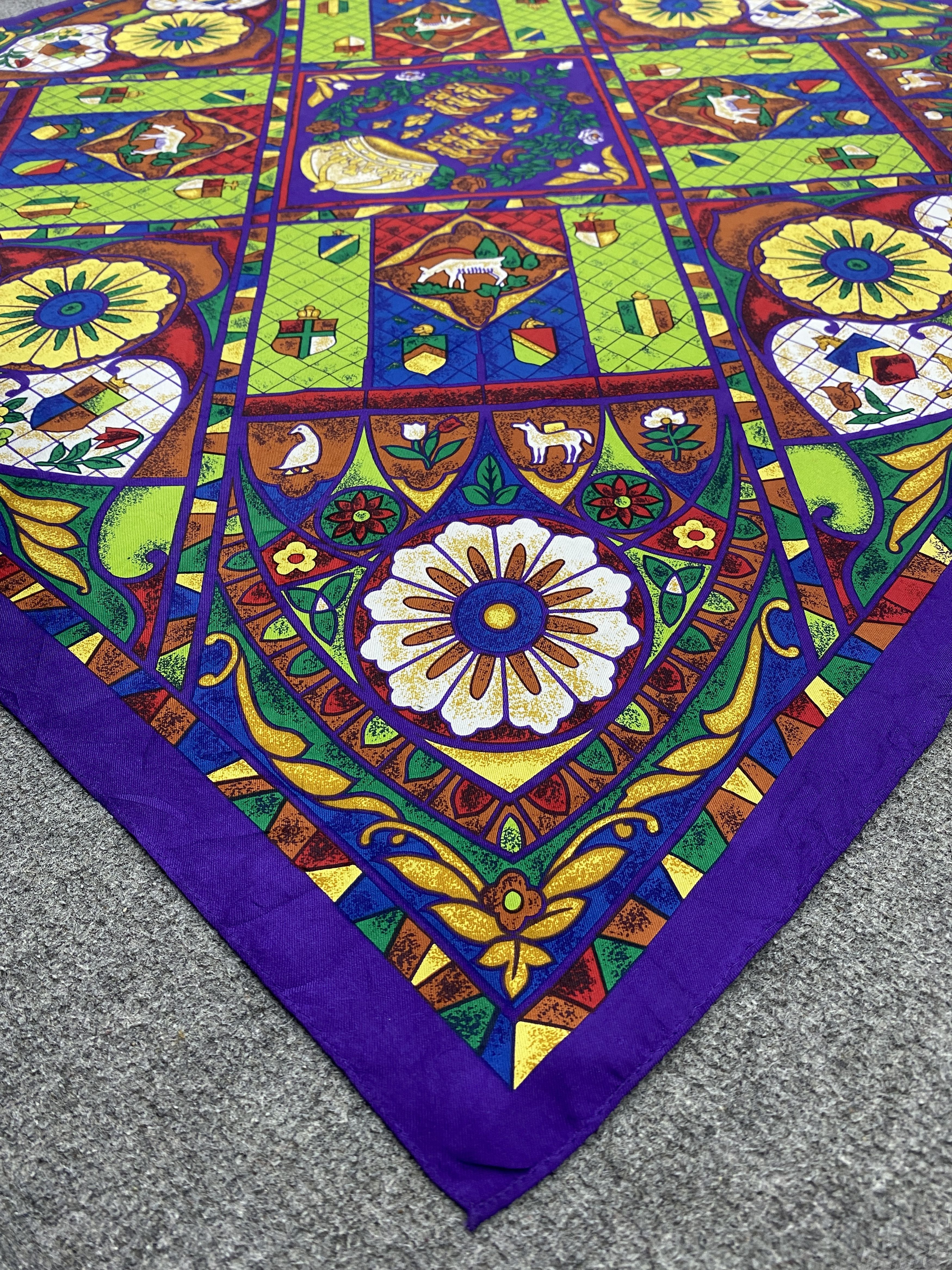 Japanese Brand Vintage Japanese Brand Silk Scarf / Silk Shawl SN0267 Size ONE SIZE - 3 Thumbnail