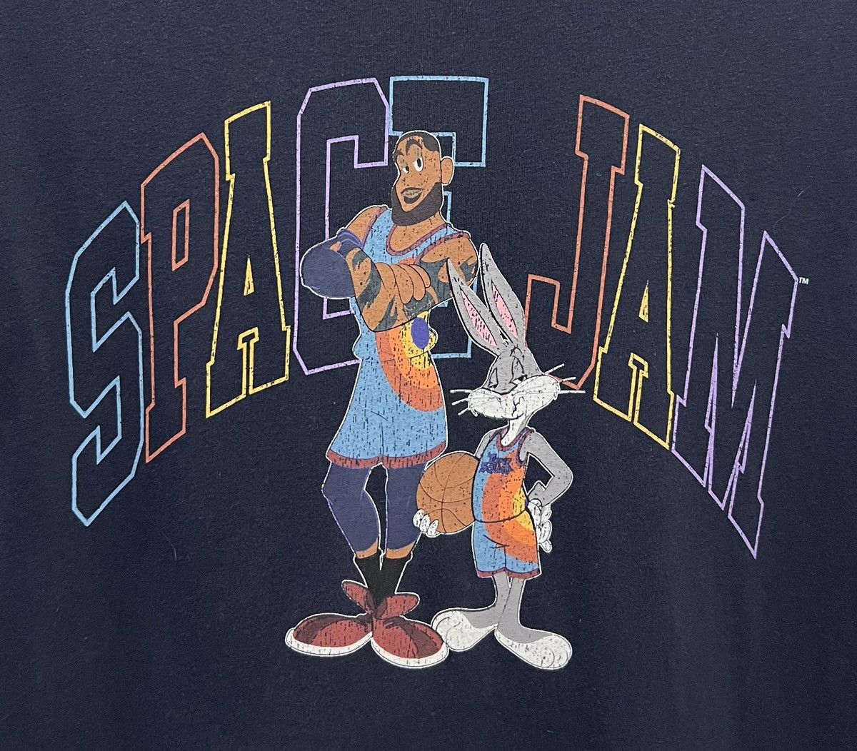 Cartoon Network × Vintage VINTAGE SPACE JAM LEBRON JAMES X BUNNY SHIRT Size US M / EU 48-50 / 2 - 5 Thumbnail