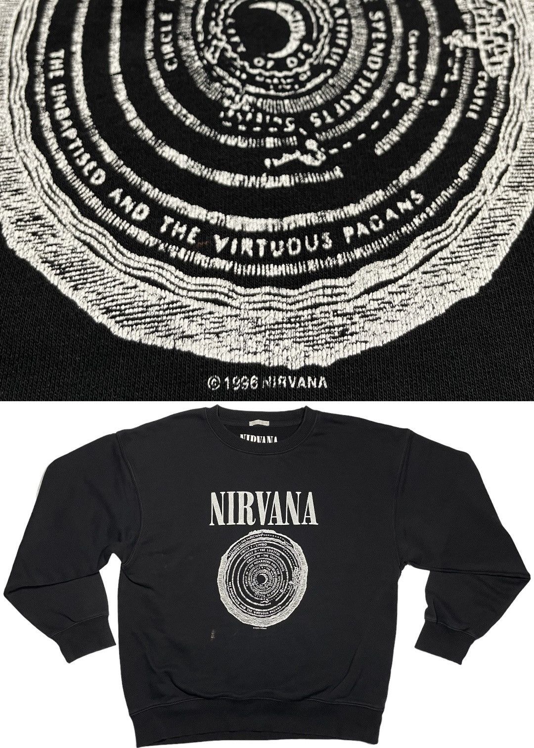 Band Tees Nirvana Vestibule Sweatshirt Vintage style crewneck pullover Size US M / EU 48-50 / 2 - 1 Thumbnail