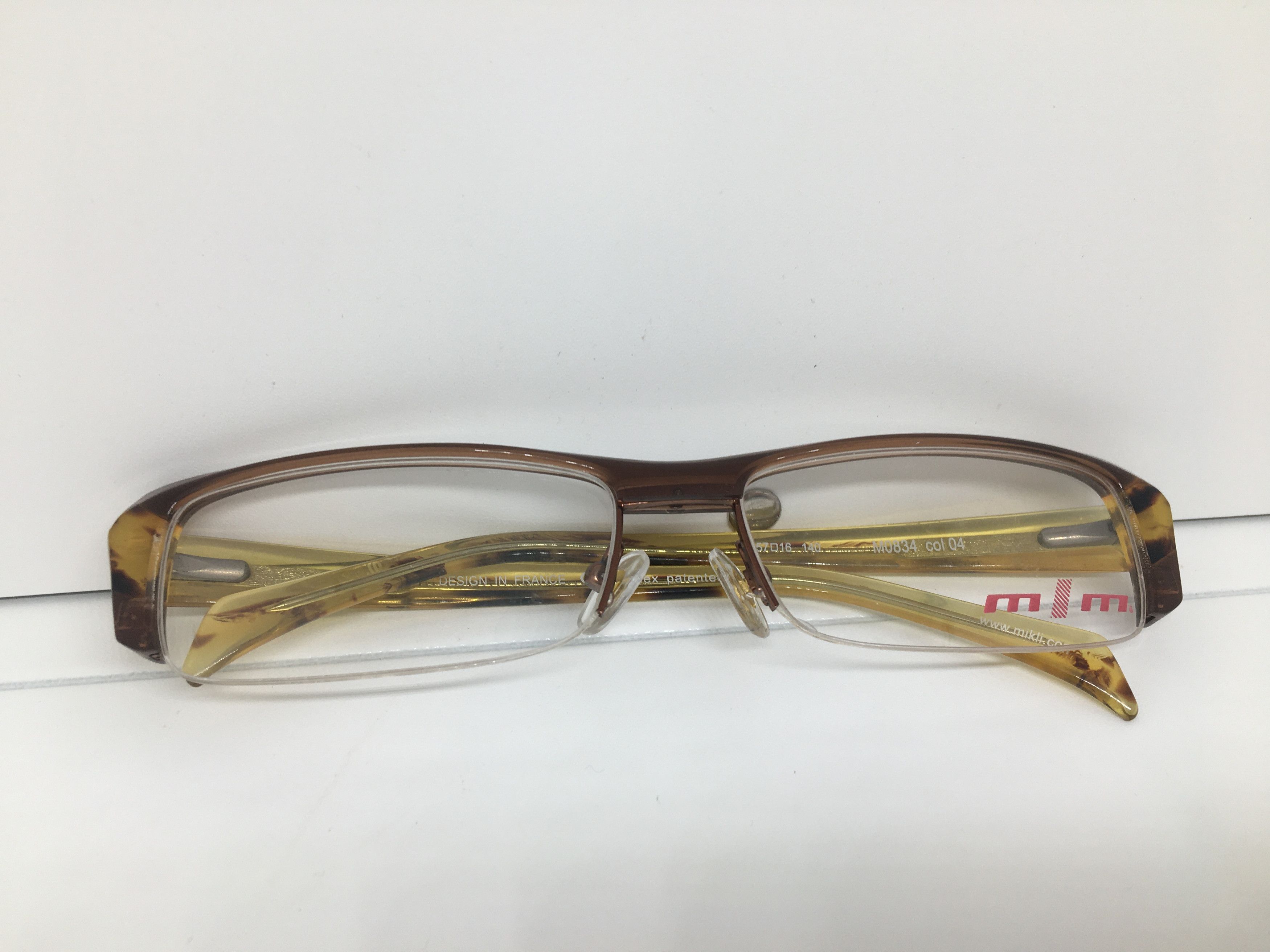 Other MIKLI M0834 Half Rim RX Eyeglasses Frame Size ONE SIZE - 7 Thumbnail