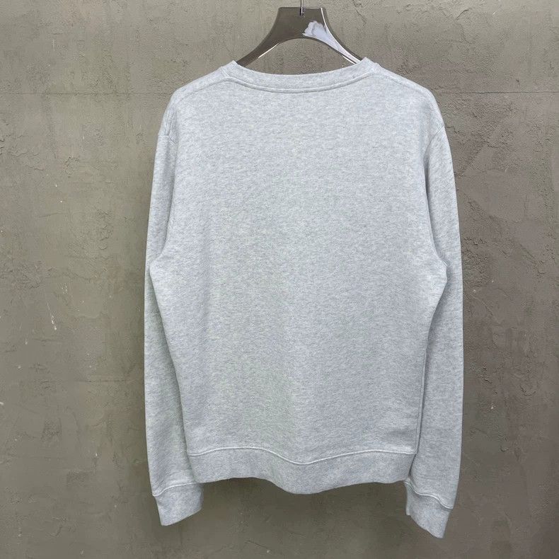 Loewe loewe Gray embroidered logo round-neck sweatshirt 2506-Next Size US XS / EU 42 / 0 - 4 Thumbnail