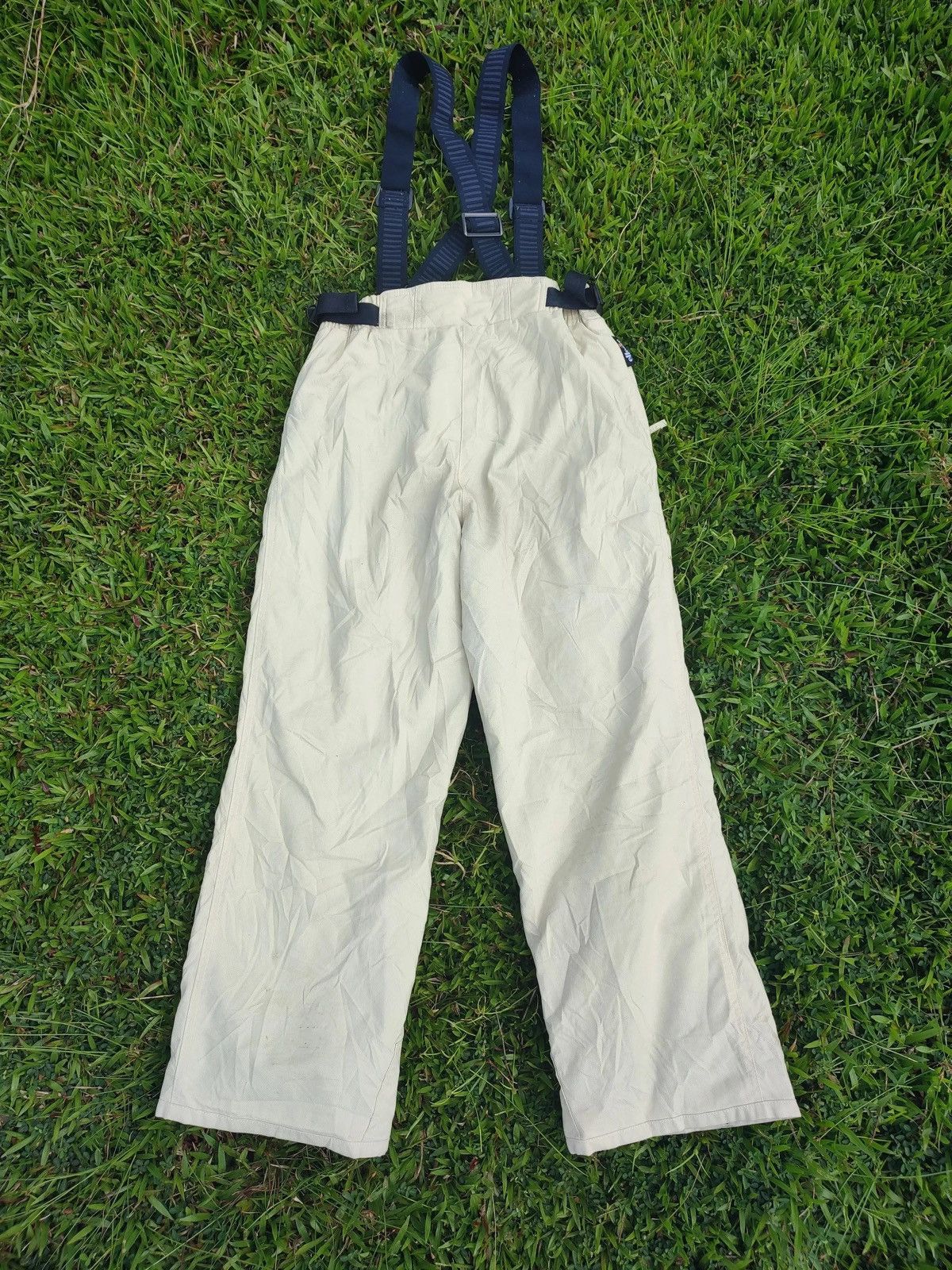 Ellesse × Vintage Ellesse Vintage Snow Pants – Ivory Insulated Ski Trousers Size US 30 / EU 46 - 8 Thumbnail