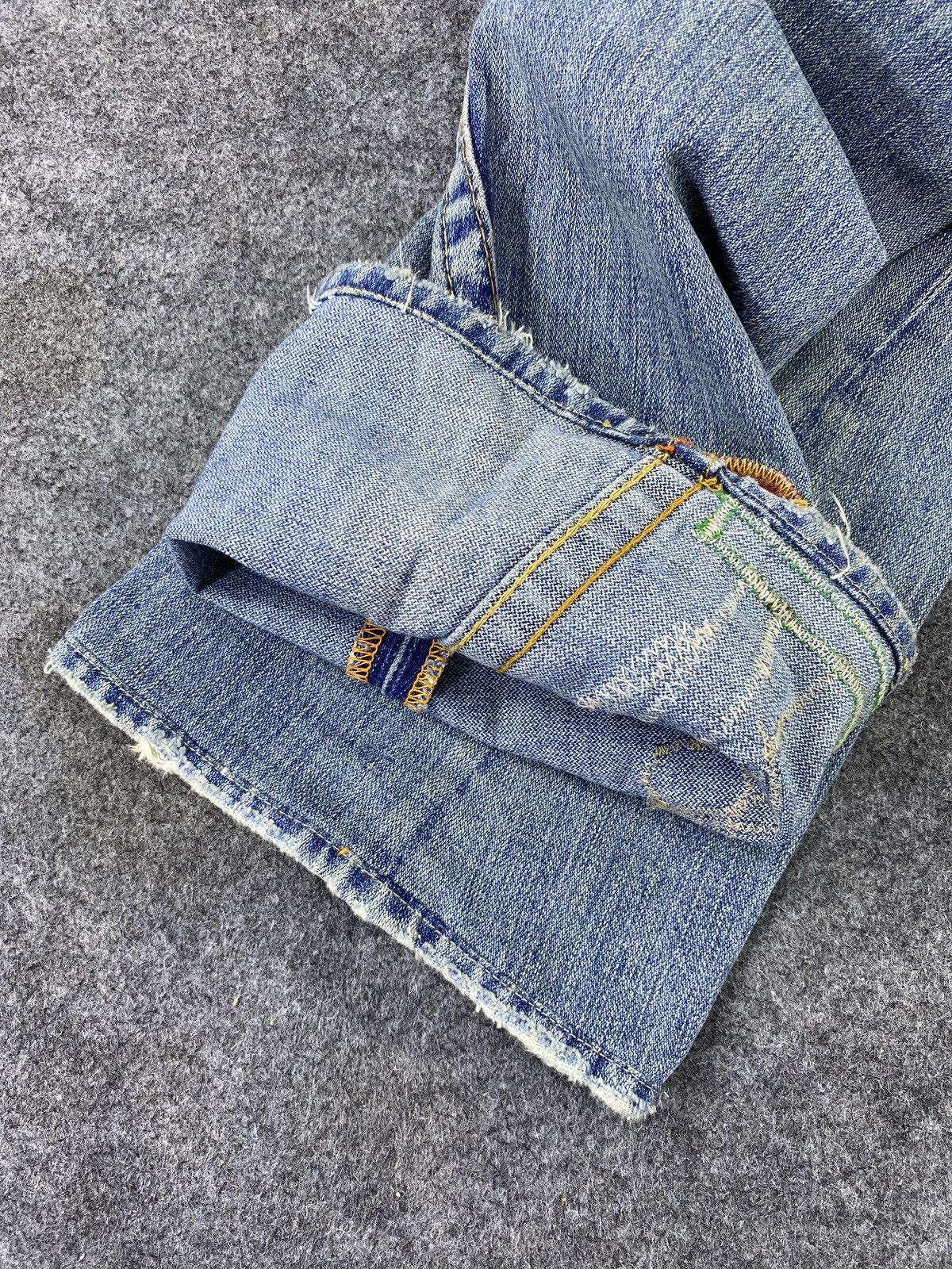 If Six Was Nine × Jean × True Religion True Relegion Distressed patchwork flare jeans - J1113 Size US 28 / EU 44 - 16 Thumbnail