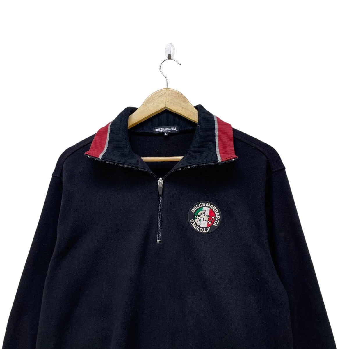 Japanese Brand 💥Vintage Dolce Margarita Half Zip Pullover Size US M / EU 48-50 / 2 - 3 Thumbnail