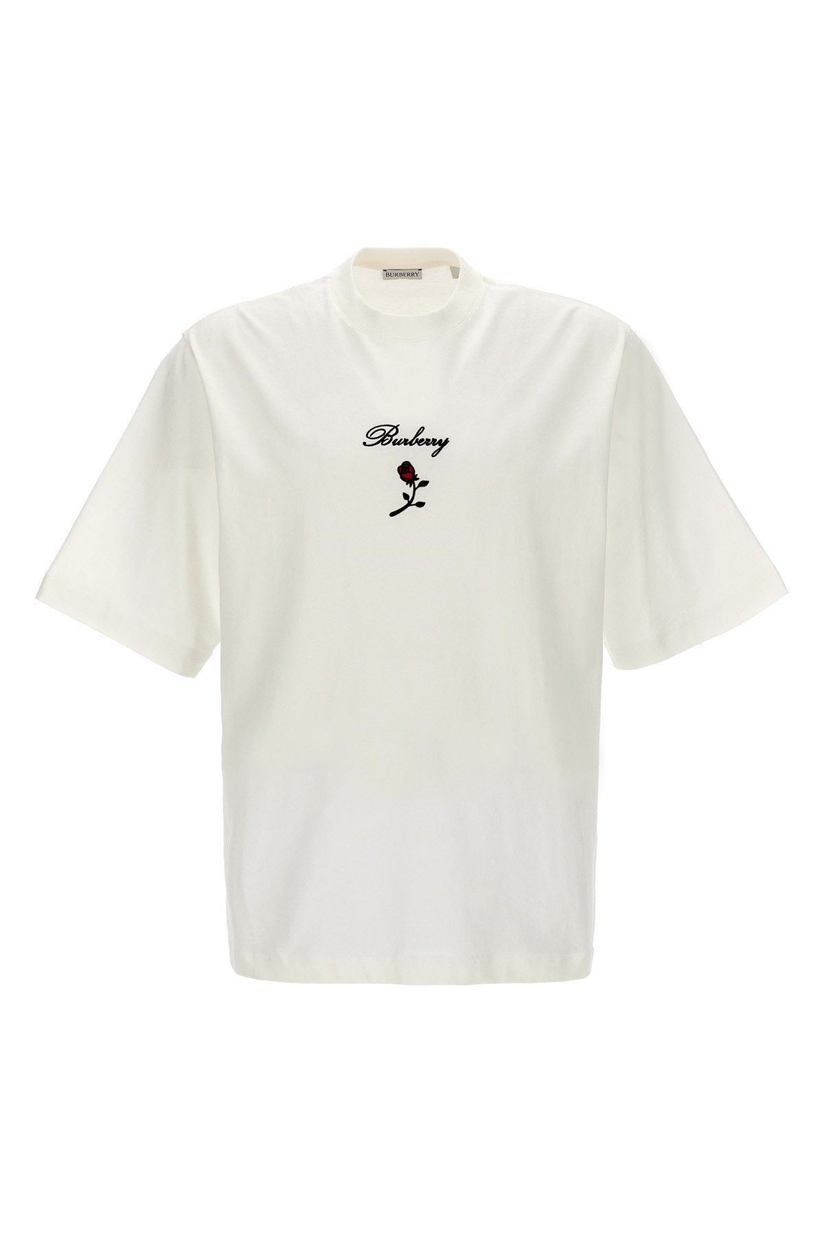 image of Burberry Logo T-Shirt in White, Men's (Size 2XL)