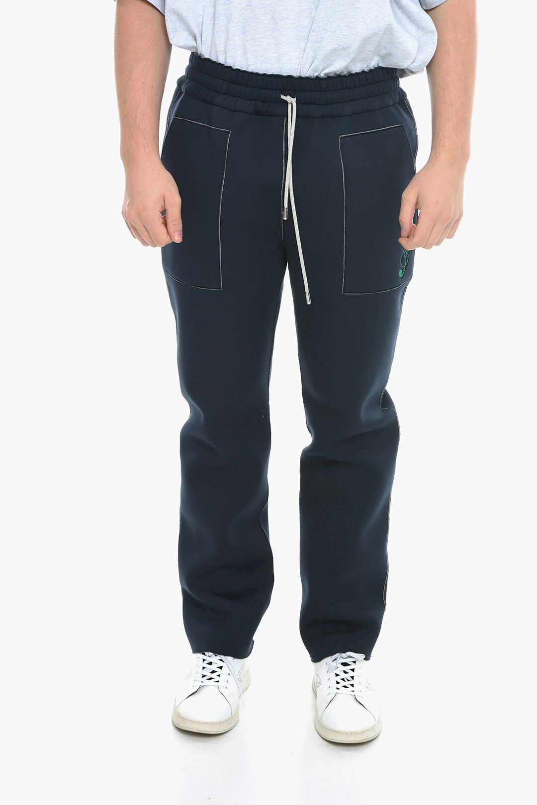 image of Just Don Og1Mm0424 Reversible Casual Pant In Blue Grey, Men's (Size 34)