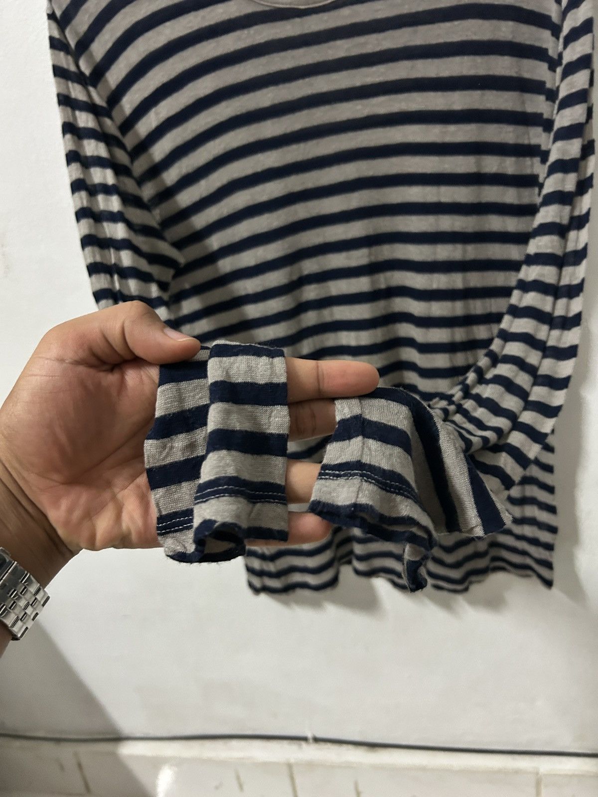Alexander Wang Alexander wang striped longsleeve tee Size US M / EU 48-50 / 2 - 2 Thumbnail