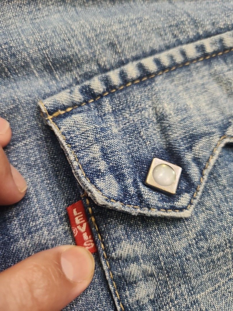 Levi's Vintage Clothing Levi's Western Denim Shirt Big E Size US M / EU 48-50 / 2 - 4 Thumbnail