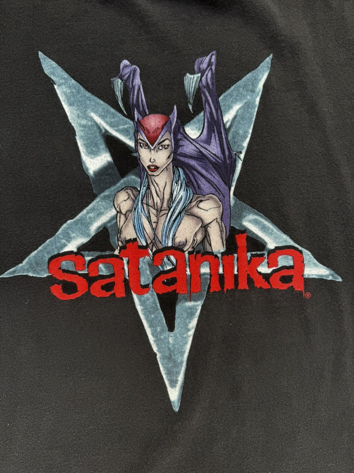 Vintage Vintage 90s Satanika T Shirt Size US XL / EU 56 / 4 - 2 Thumbnail