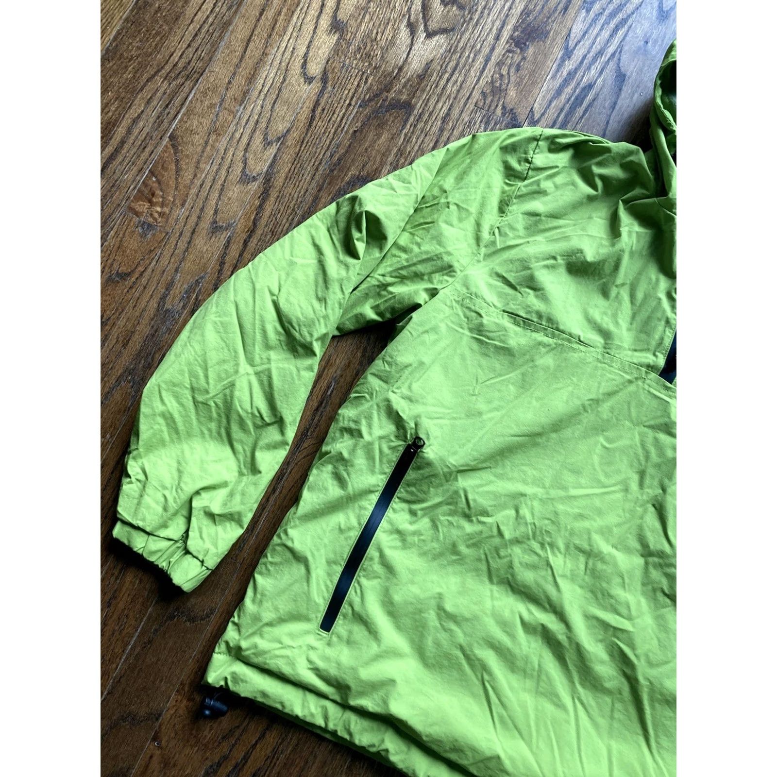 Vintage NWT G59 Suicideboys Jacket Windbreaker Hooded Green M Medium Men Zip Pockets Lightweight Lined Nylon Safe Shelter Size US M / EU 48-50 / 2 - 2 Thumbnail