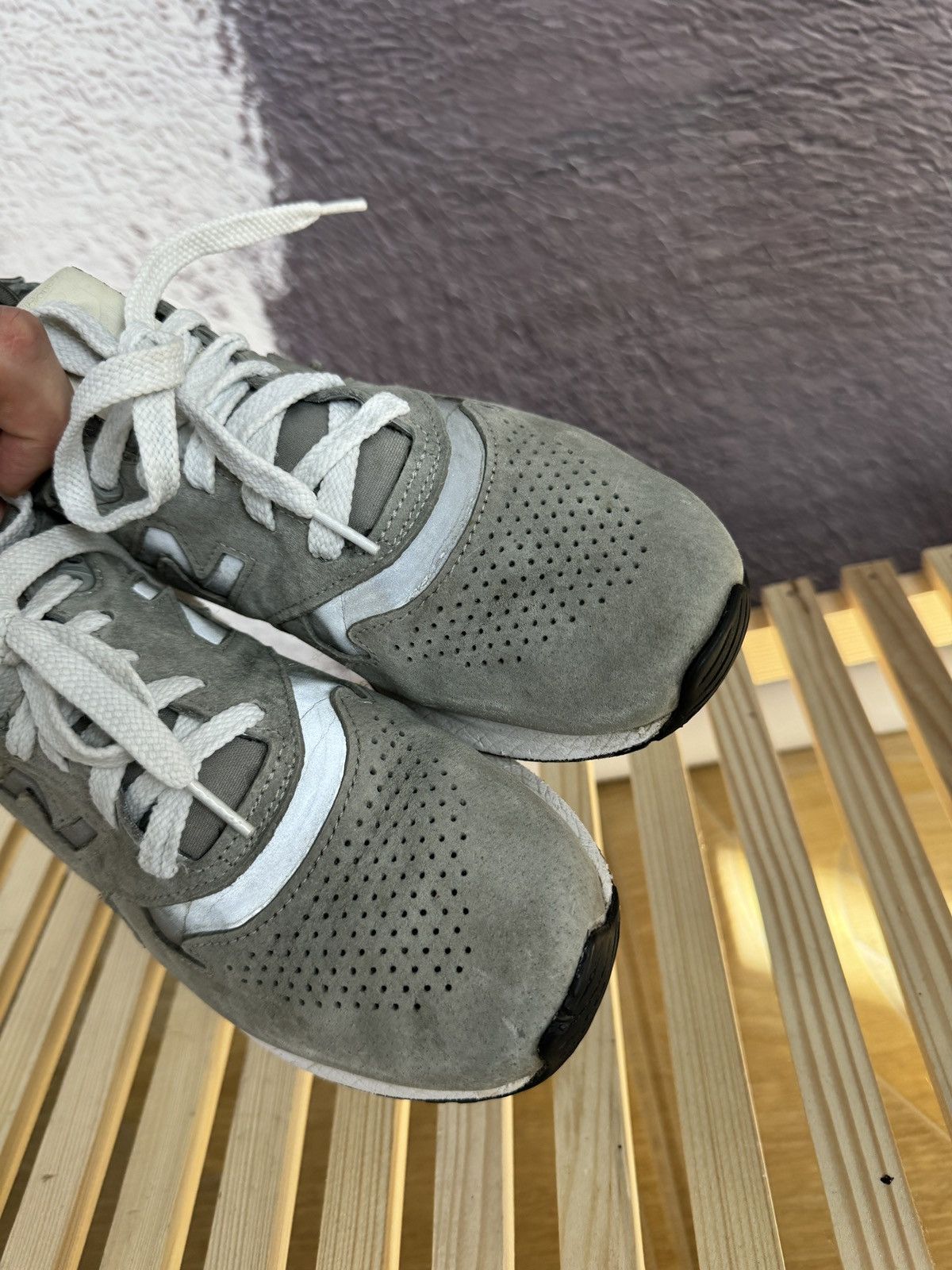 Other New Balance 999R made in USA grey low top sneakers Size US 8 / EU 41 - 12 Thumbnail