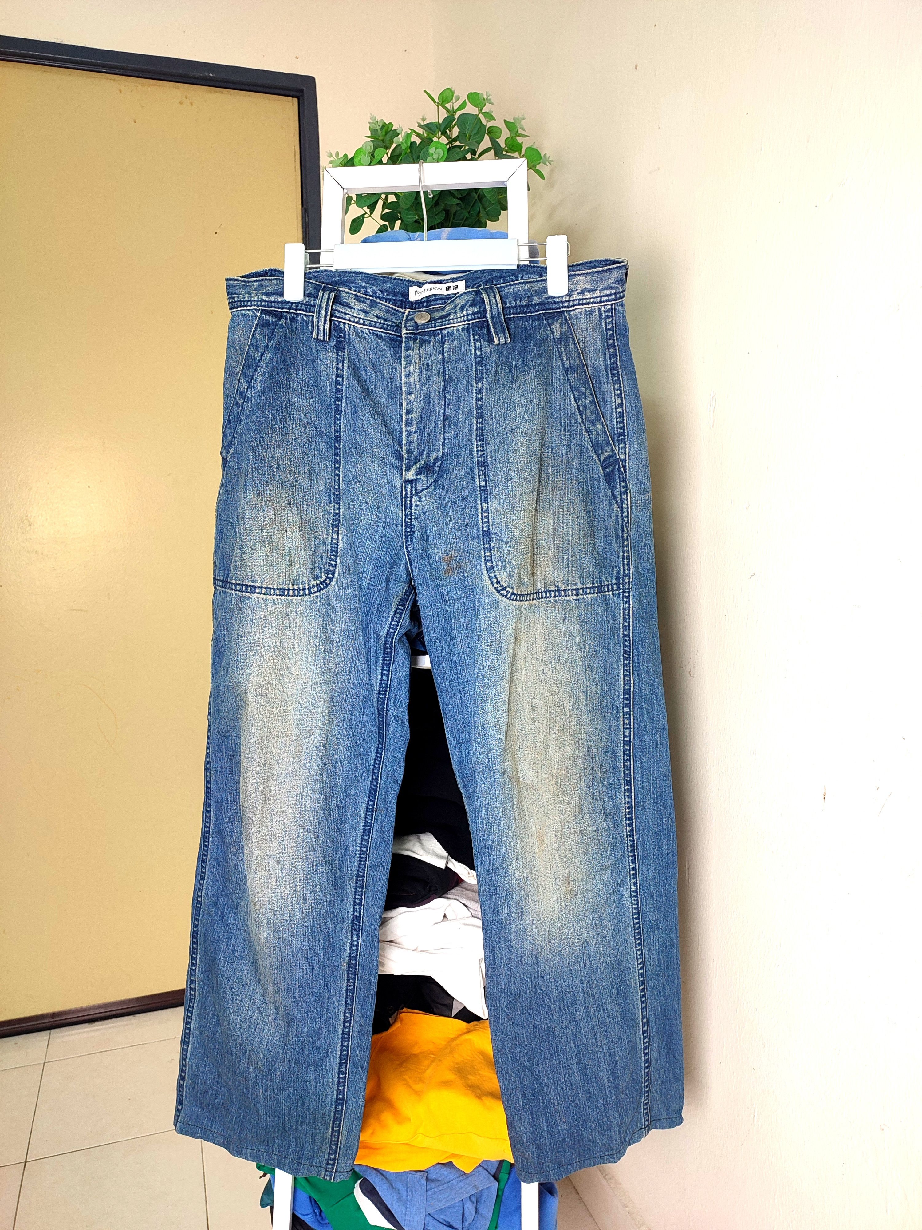 JW Anderson × Uniqlo 💥 Baggy 💥 Vintage J W Anderson Denim Size US 33 - 1 Thumbnail