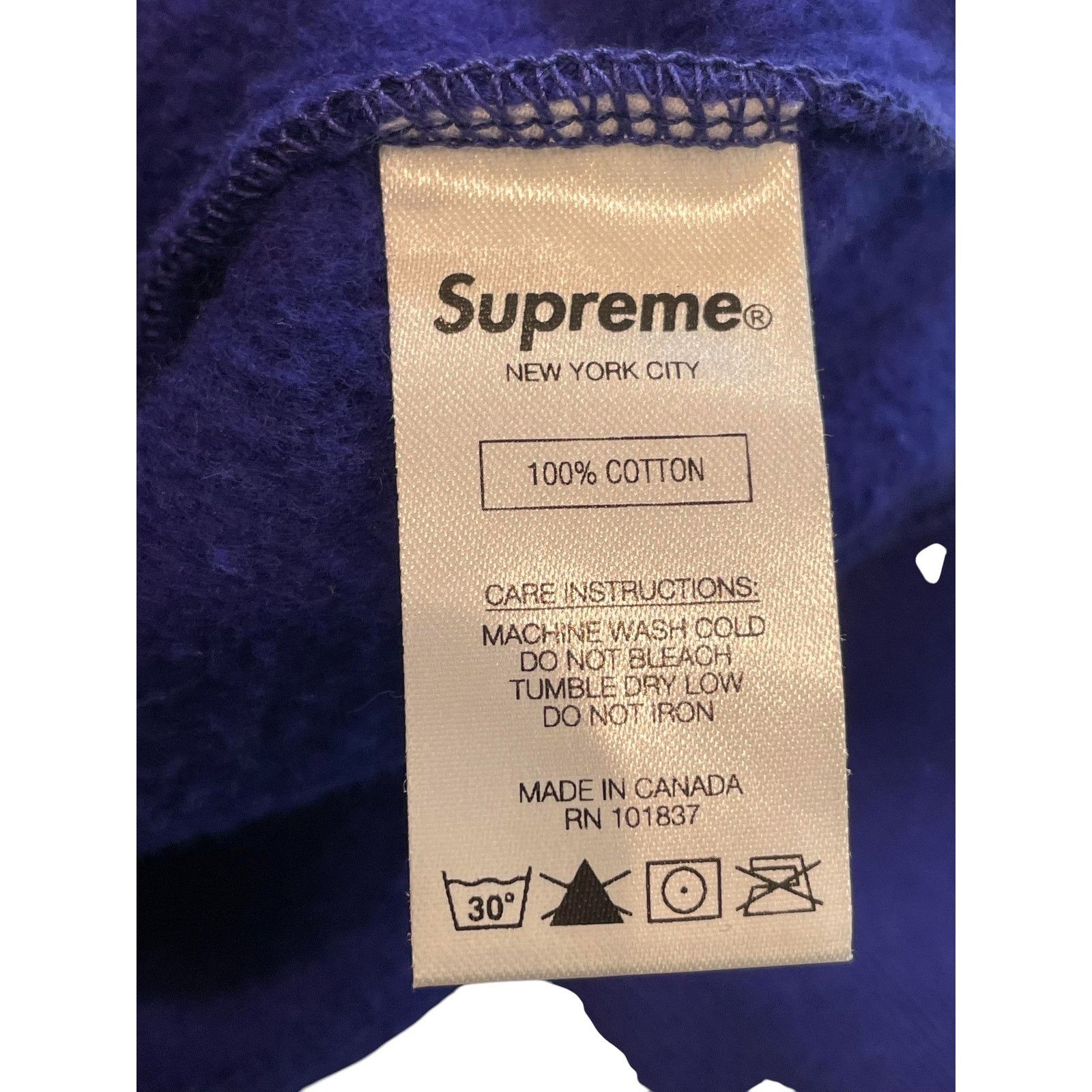 Supreme Supreme Silver Sufferer Blue Hoodie Size US L / EU 52-54 / 3 - 5 Thumbnail