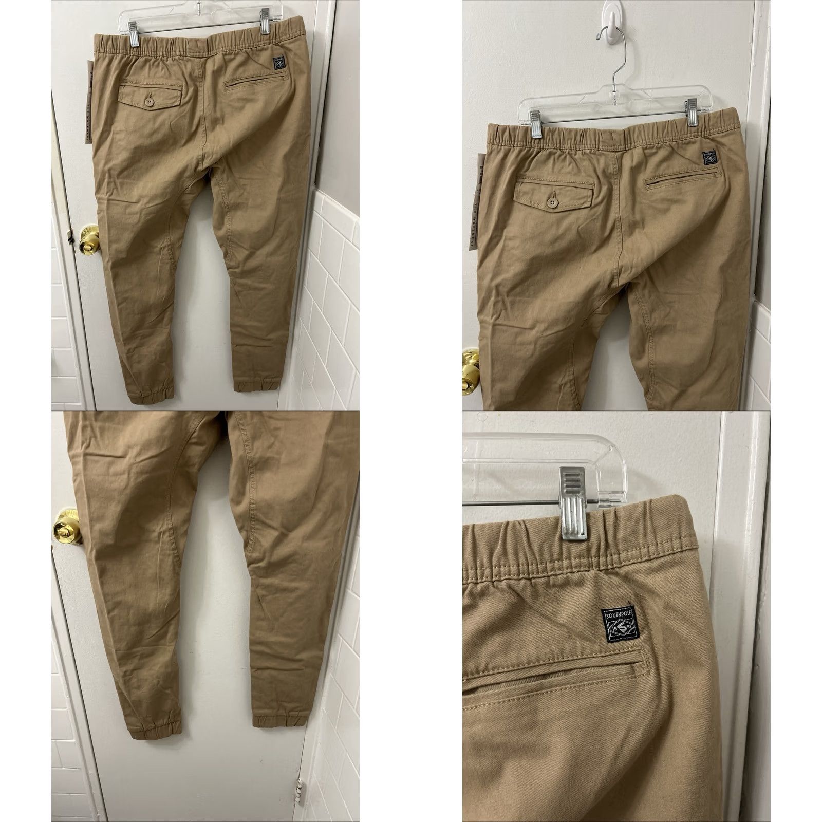 Southpole Southpole Jogger Pants Mens XL Tan Khaki Flex The Movement NWT Size US 36 / EU 52 - 8 Thumbnail