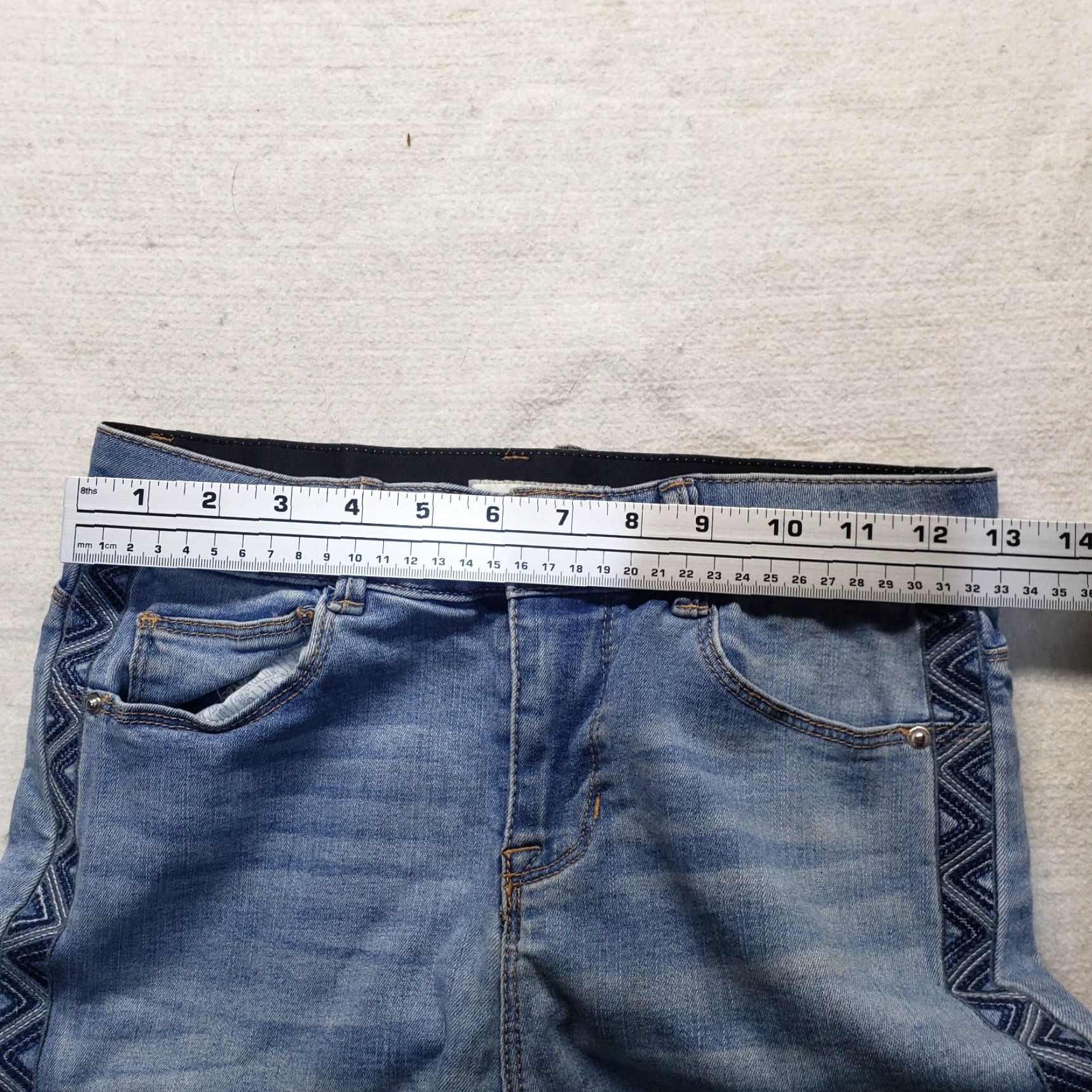 Vintage VINTAGE Knox Rose Skinny Crop Jeans Denim Blue Adult Women's Size 2 Size 26" / US 2 / IT 38 - 4 Thumbnail