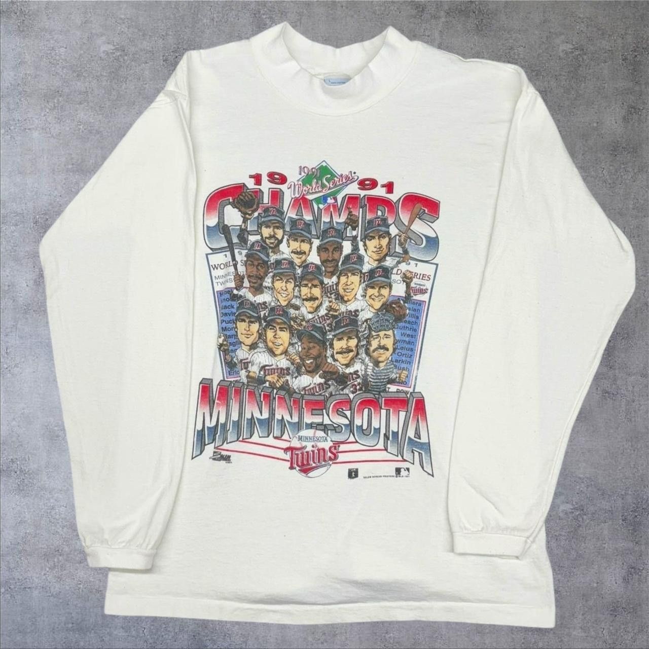 Salem Sportswear × Vintage Vintage Minnesota Twins Tshirt Size US L / EU 52-54 / 3 - 1 Thumbnail