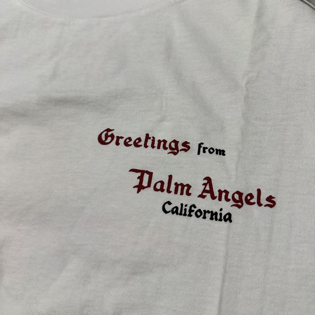 Palm Angels Palm Angels Back Coral Classic Tee White Red Size US XL / EU 56 / 4 - 5 Thumbnail