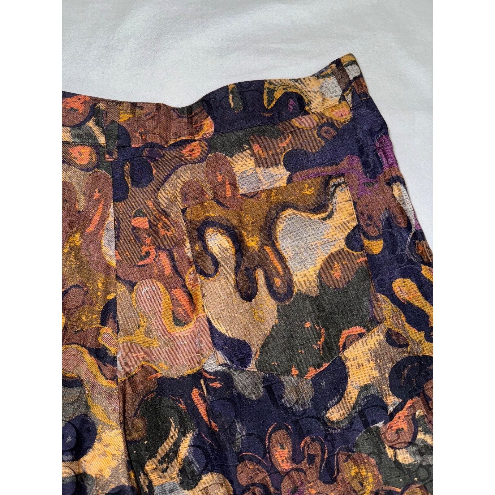 Dior Dior And Peter Doig Silk Cotton Camouflage Oblique Jacquard Size US 34 / EU 50 - 12 Thumbnail