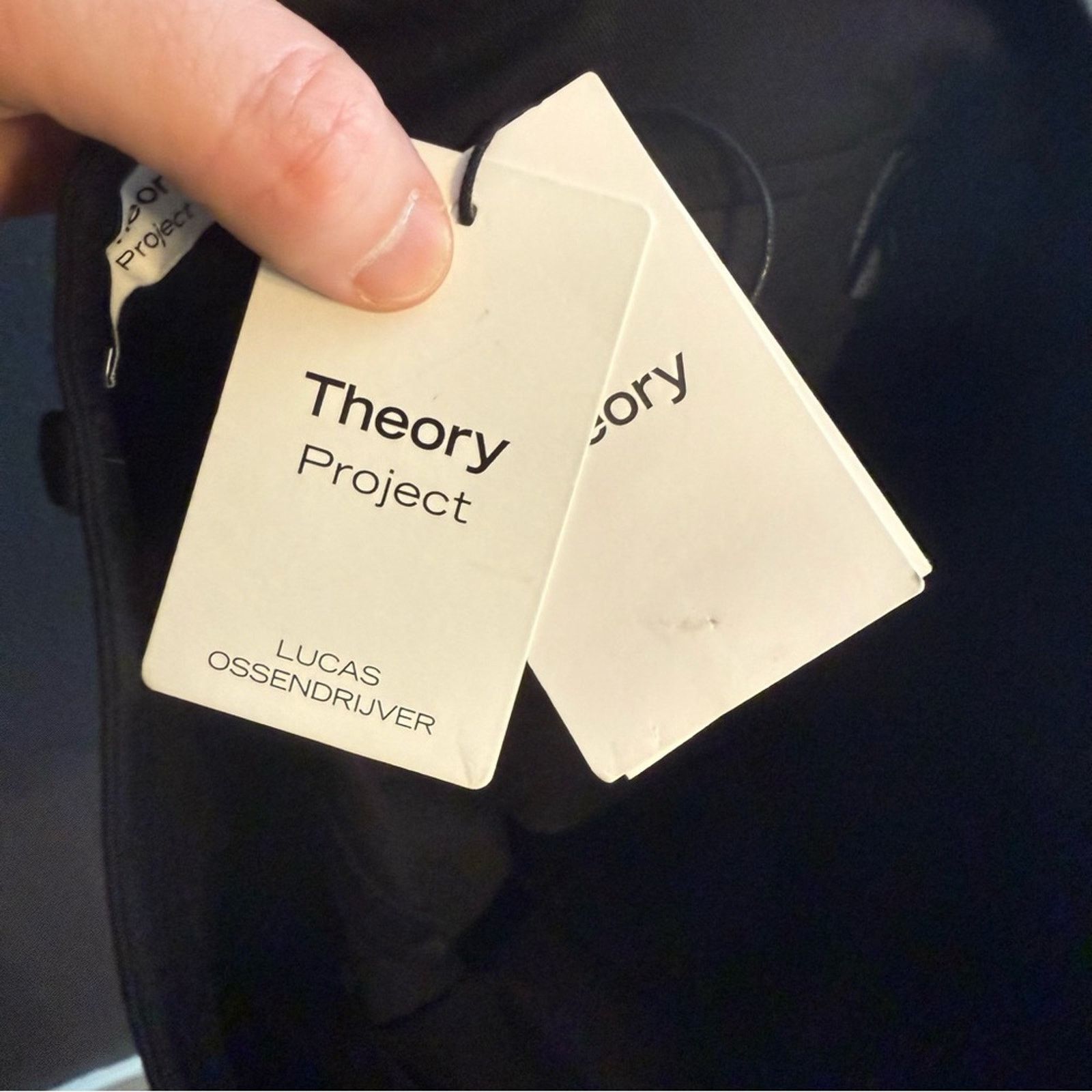 Theory Theory Project Mp401. Twill Relaxed Straight Fit Pants NWT Size US 34 / EU 50 - 9 Thumbnail