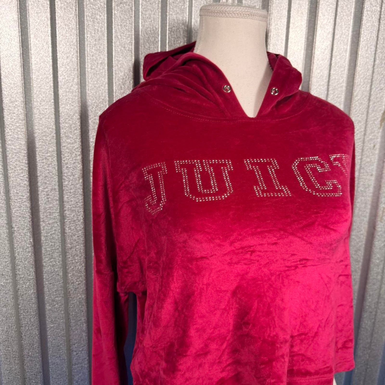 Juicy Couture Velour juicy cotour cropped hoodie Size S / US 4 / IT 40 - 5 Thumbnail