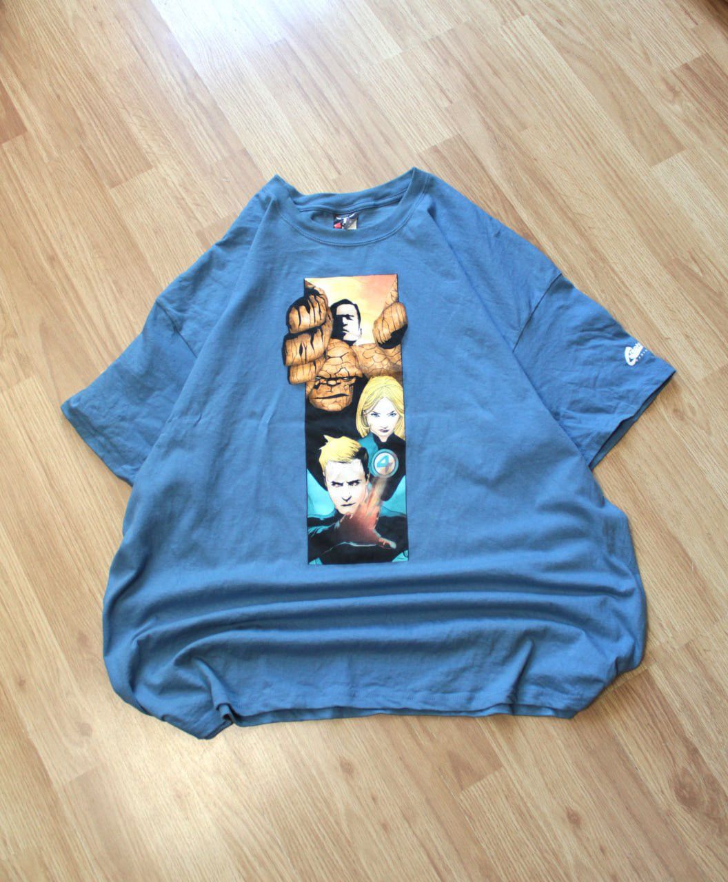 Marvel Comics 🔥 2005 Fantastic Four 4 Marvel Comics Movie T Shirt DC Film Size US XXL / EU 58 / 5 - 2 Thumbnail