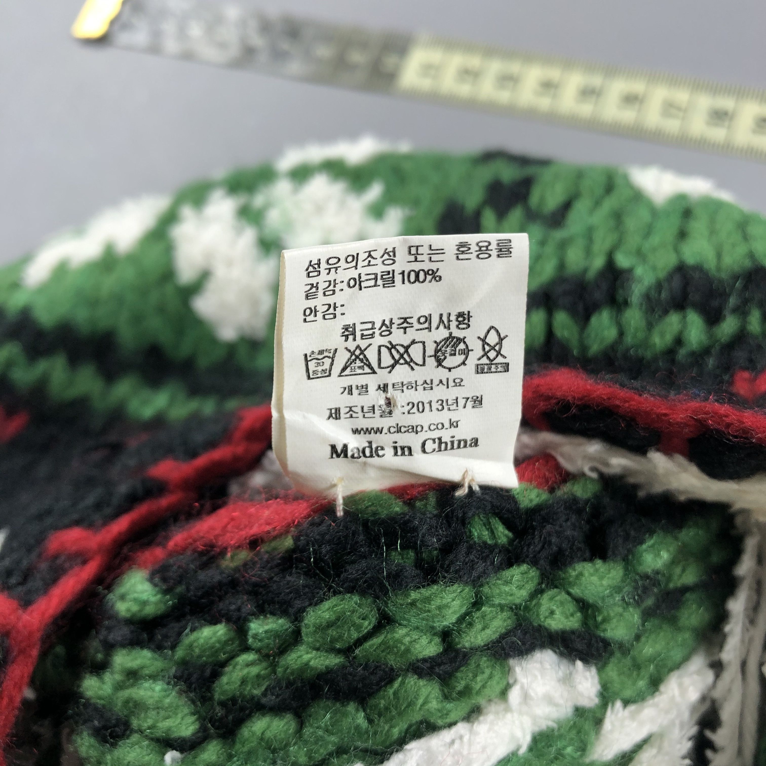 Japanese Brand × Vintage Fair Isle Ear Flap Hat Beanie Snow Hat Snow Cap -D414 Size ONE SIZE - 5 Thumbnail