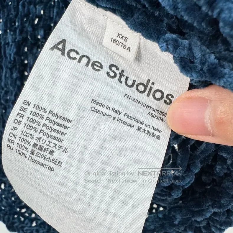 Acne Studios Acne Studios Velvet Knit Sweater Size XXS / US 00 / IT 34 - 6 Thumbnail