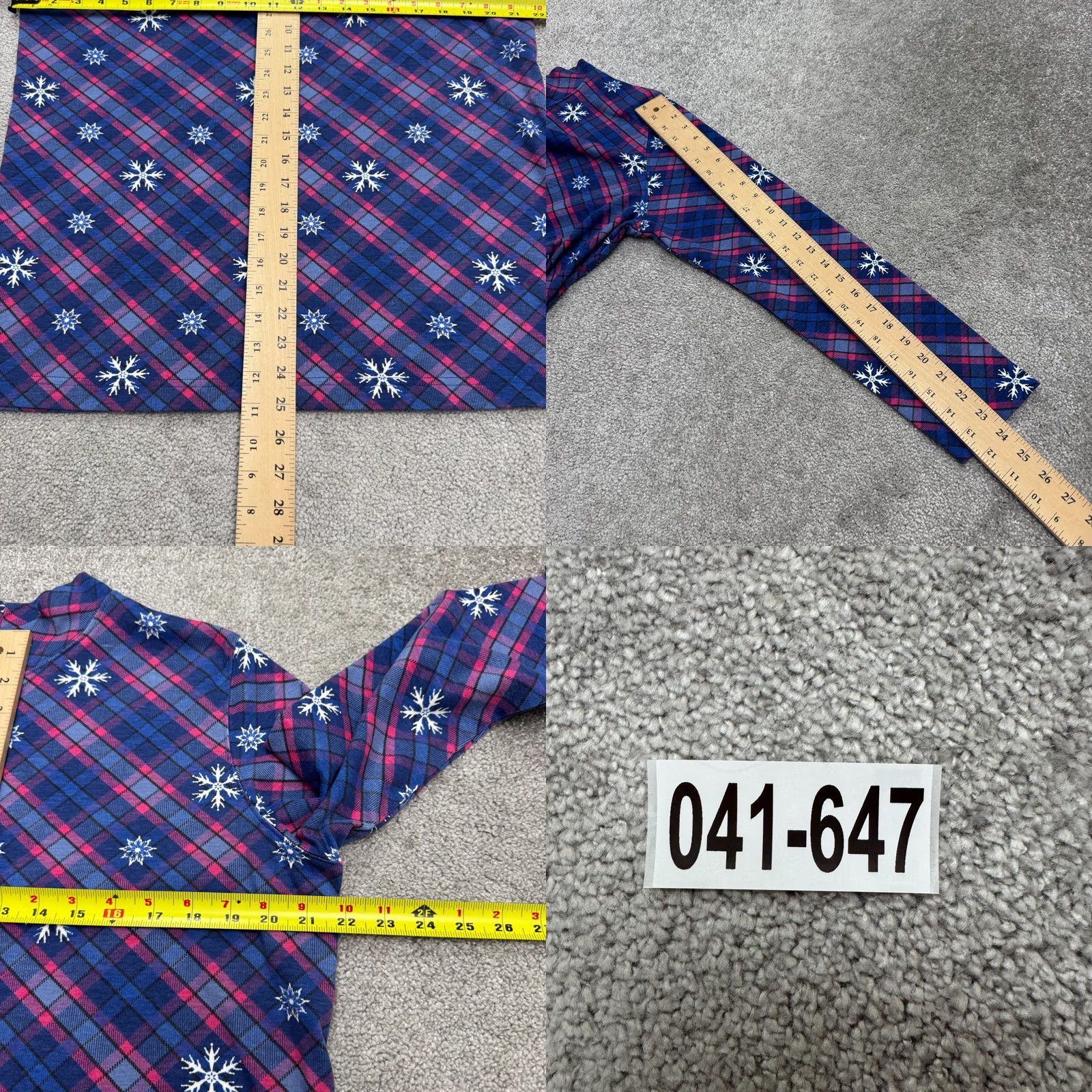 Blair Blair Plaid Long Sleeve Shirt Womens Large Multicolor Mock Neck Casual Knit Top Size L / US 10 / IT 46 - 8 Thumbnail