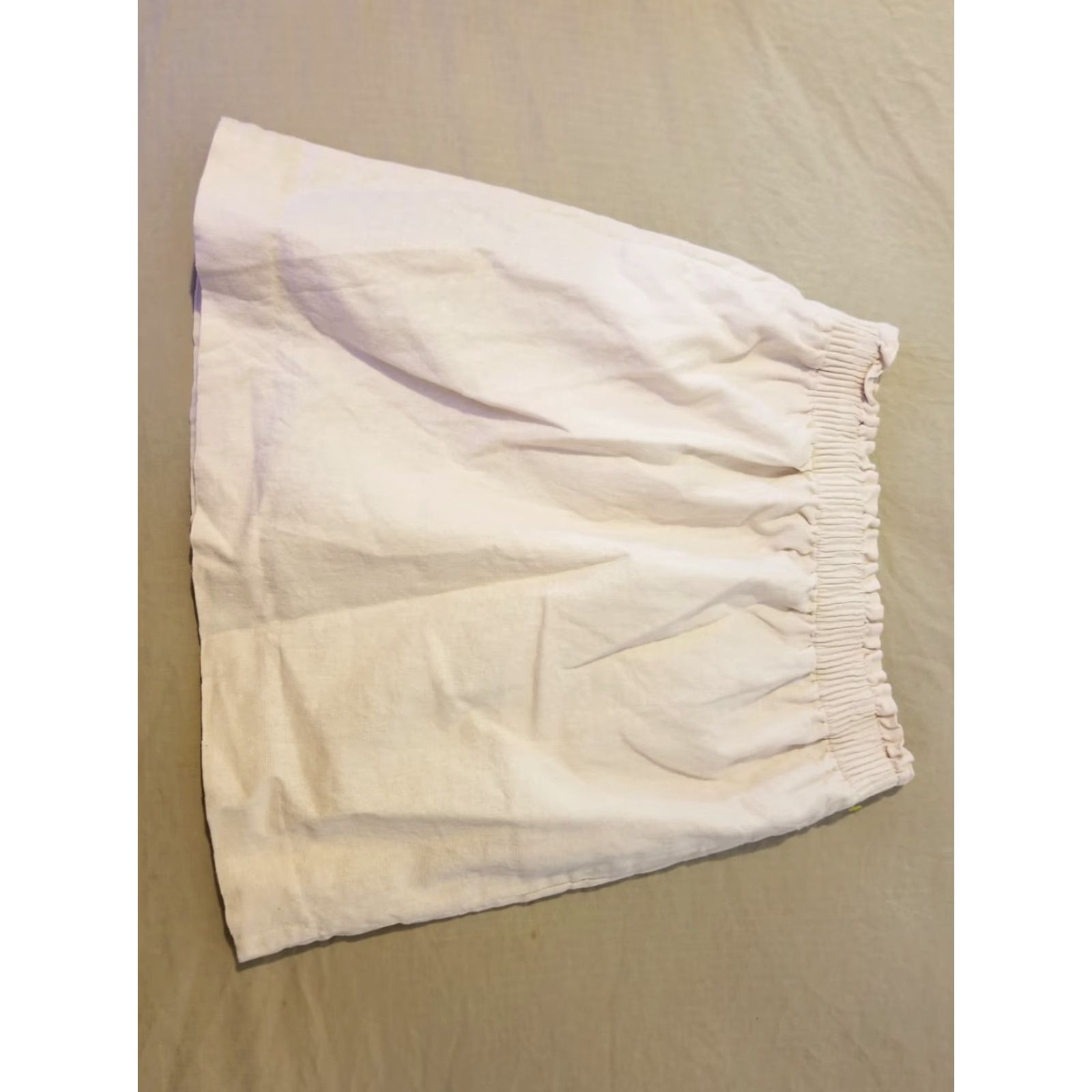 J.Crew VINTAGE? (No) Actually: J.CREW Skirt Women 4 Linen Beige Knee Length A-Line 4? Size 27" / US 4 / IT 40 - 2 Thumbnail