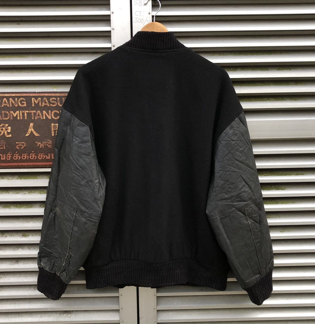 Vintage Vintage BURK’S BAY Wool Leather Varsity Jacket Size US M / EU 48-50 / 2 - 8 Thumbnail