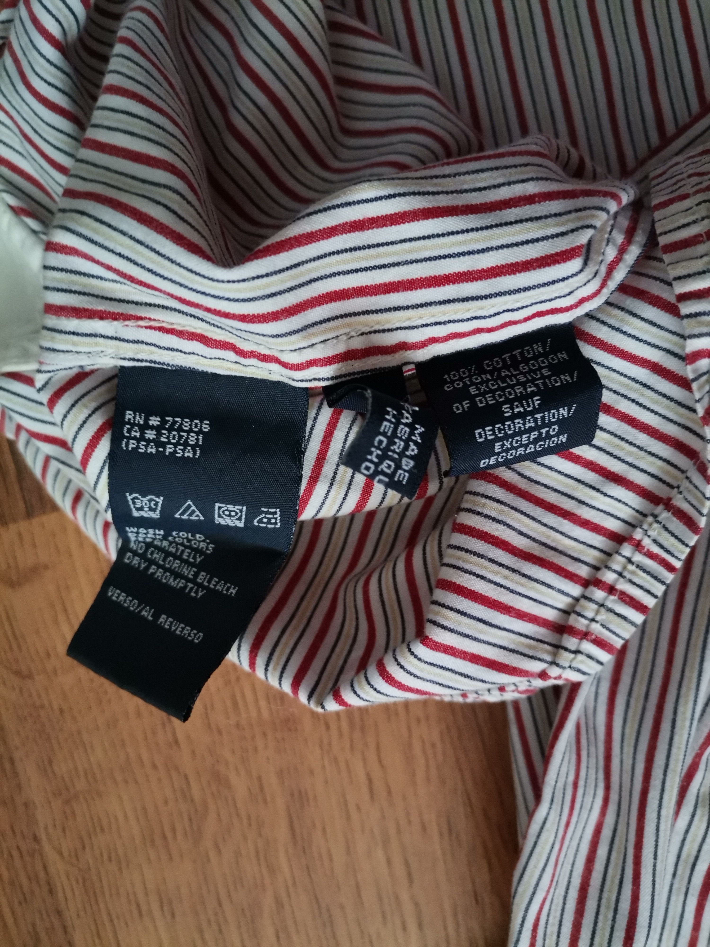 Tommy Hilfiger Tommy Hilfiger Floral Striped Shirt Size US XL / EU 56 / 4 - 5 Thumbnail