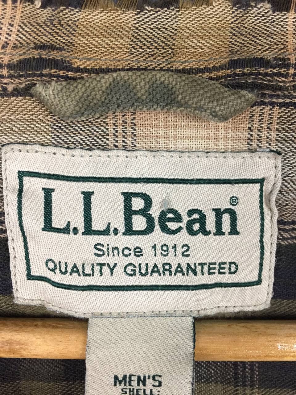 L.L. Bean Distressed L.L. Bean Flannel Lined Canvas Workwear Jacket Size US XL / EU 56 / 4 - 22 Thumbnail