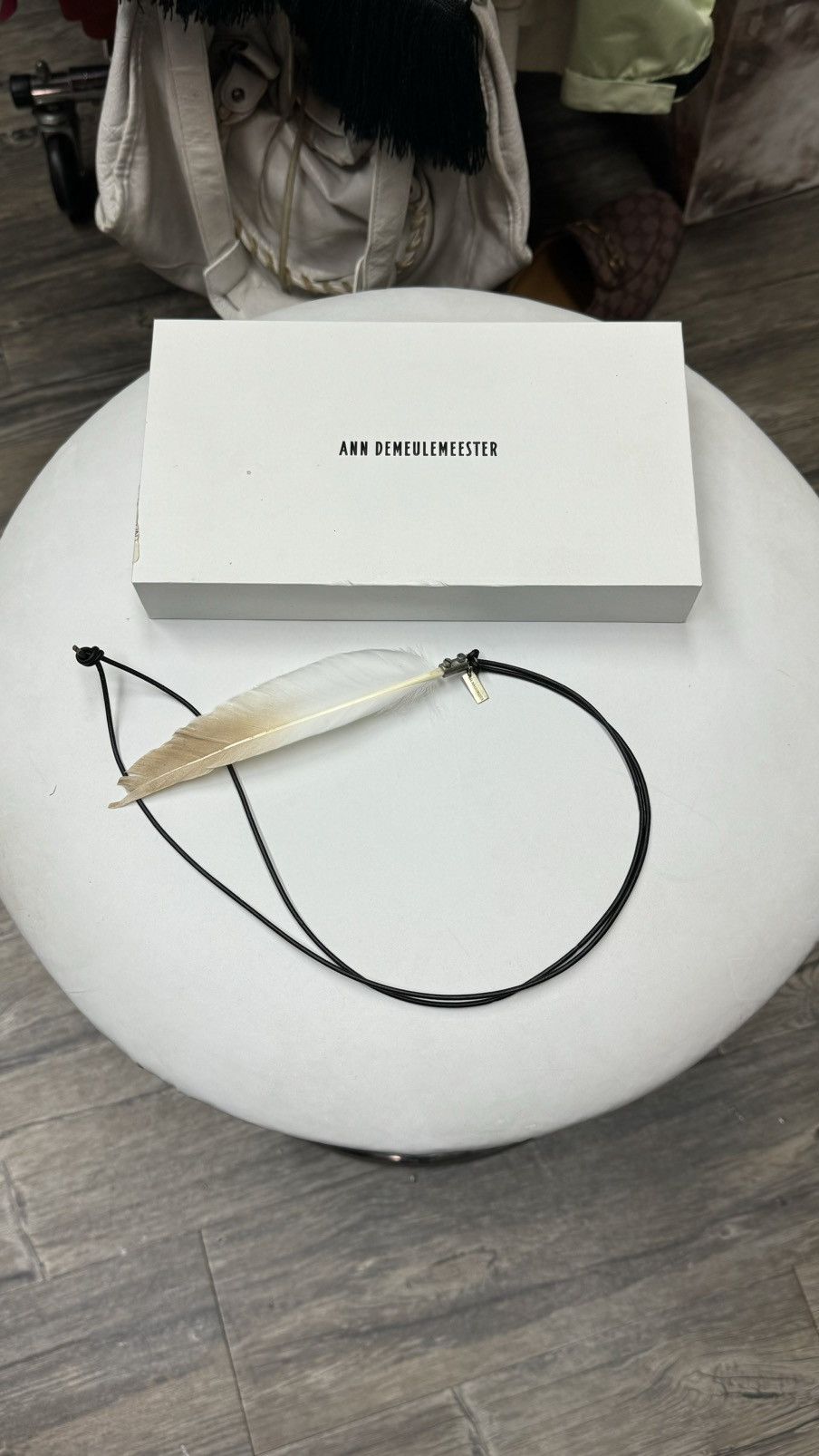 Ann Demeulemeester Ann Demeulemeester Feather Necklace Size ONE SIZE - 1 Thumbnail