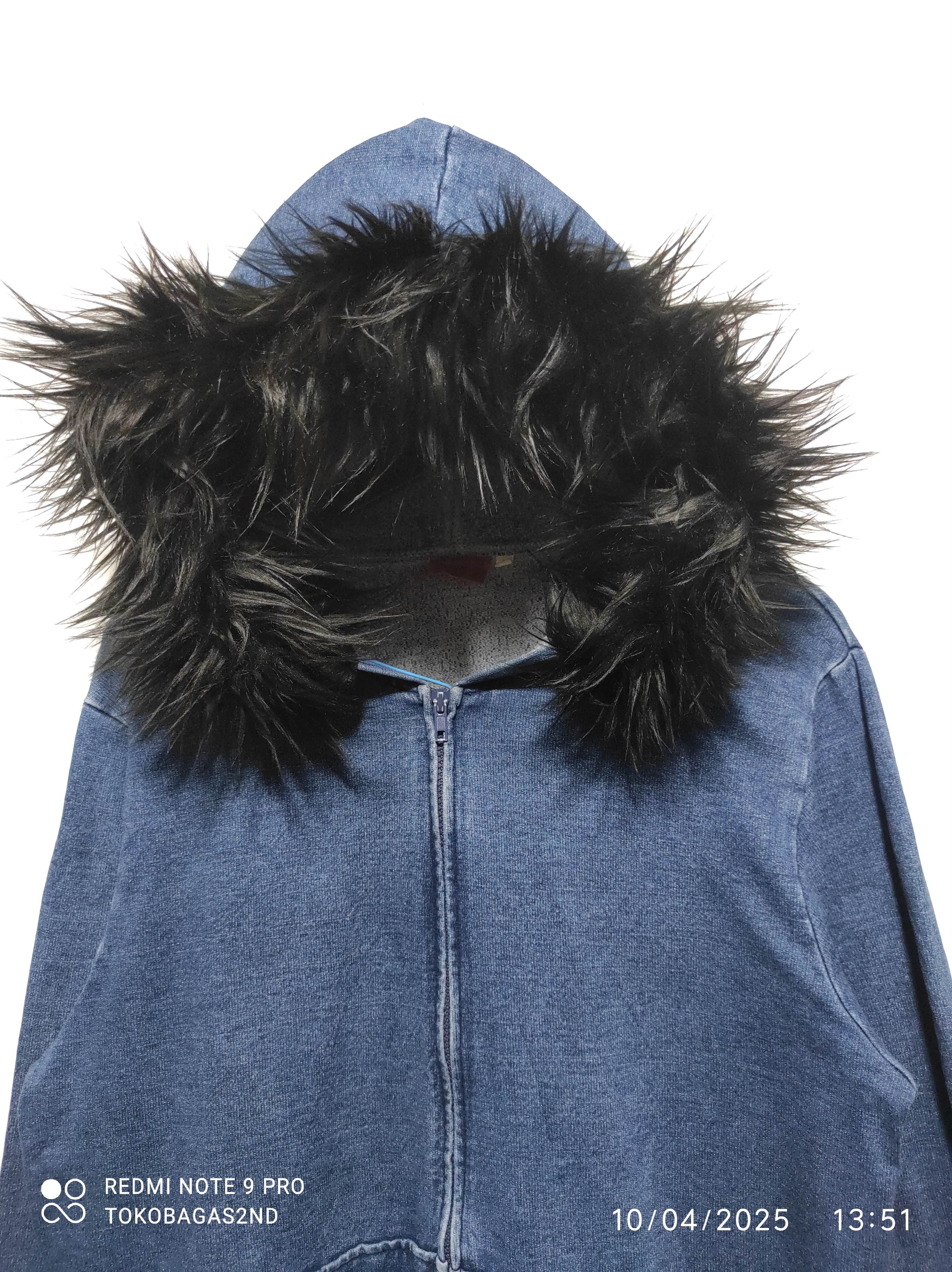 Hysteric Glamour Denim Style Clothing Fur Zip Hoodie Lgb IfSixWasNine style Size US L / EU 52-54 / 3 - 3 Thumbnail