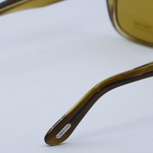Tom Ford Tom Ford FT1025 55E Oliver 02 Sunglasses Havana Square Frame Size ONE SIZE - 8 Thumbnail