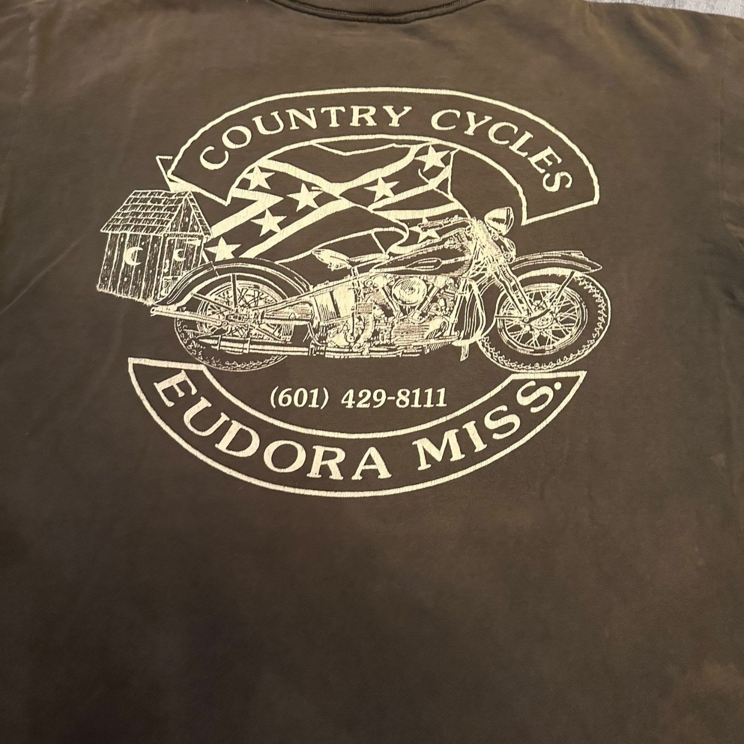 Vintage 1993 Born to be free 3D emblem Biker T Shirt Size US L / EU 52-54 / 3 - 5 Thumbnail