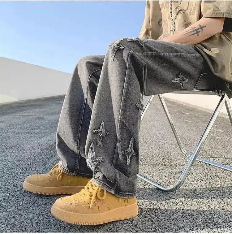 Japanese Brand Retro casual straight leg jeans Size US 32 / EU 48 - 2 Thumbnail
