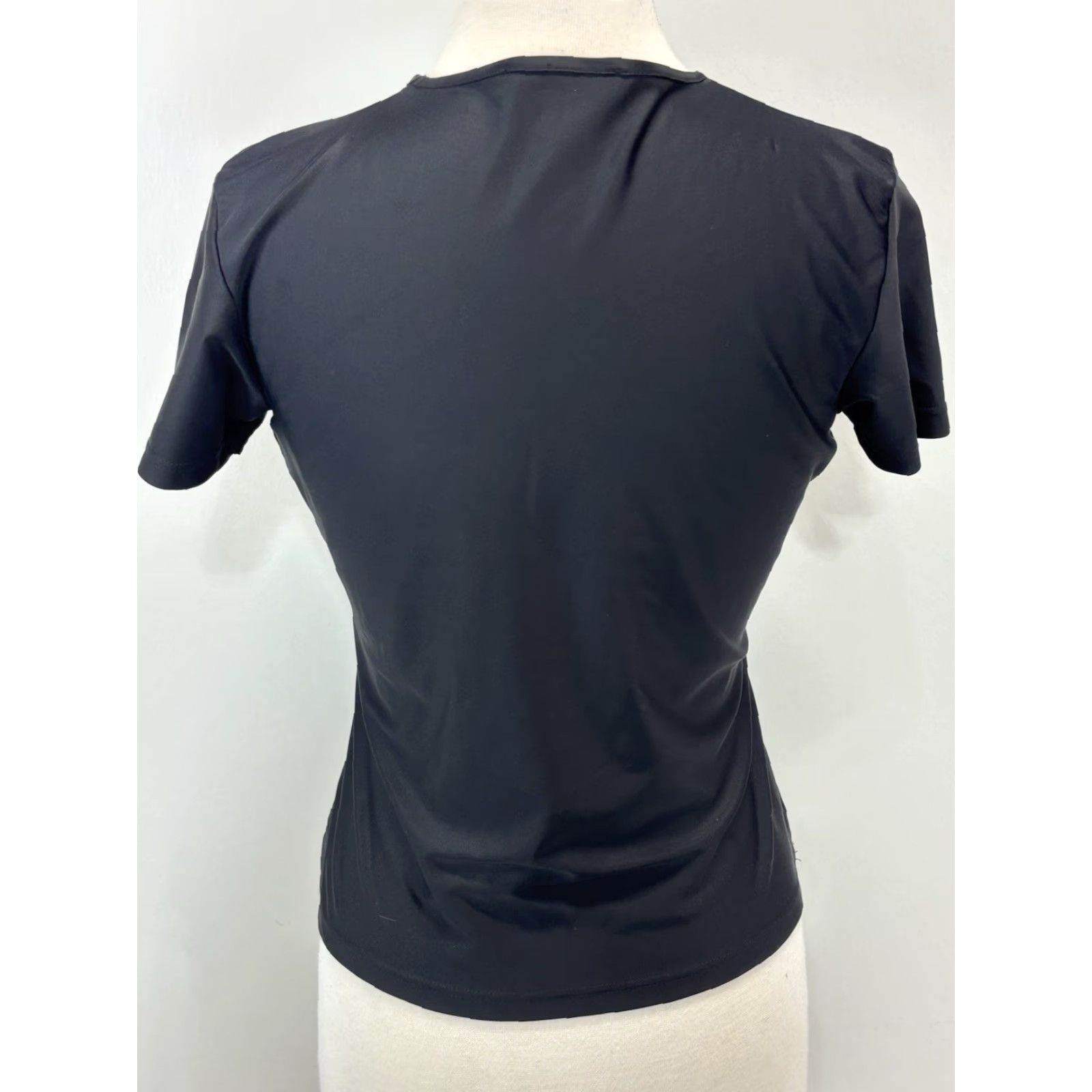 Polo Ralph Lauren VINTAGE Ralph Lauren Polo Sport T-Shirt Women’s Large Black Spandex USA 90s Short Sleeve Size L / US 10 / IT 46 - 3 Thumbnail