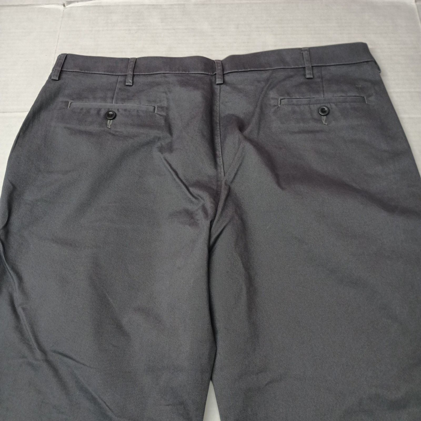 Haggar Haggar Performance Slacks Men's Size 40x32 Gray Straight Fit Size US 40 / EU 56 - 8 Thumbnail