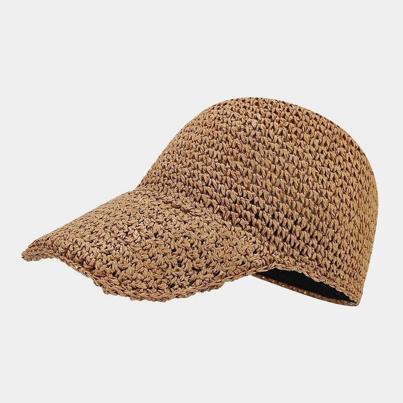 Vintage Straw Baseball Cap Summer Size ONE SIZE - 2 Thumbnail
