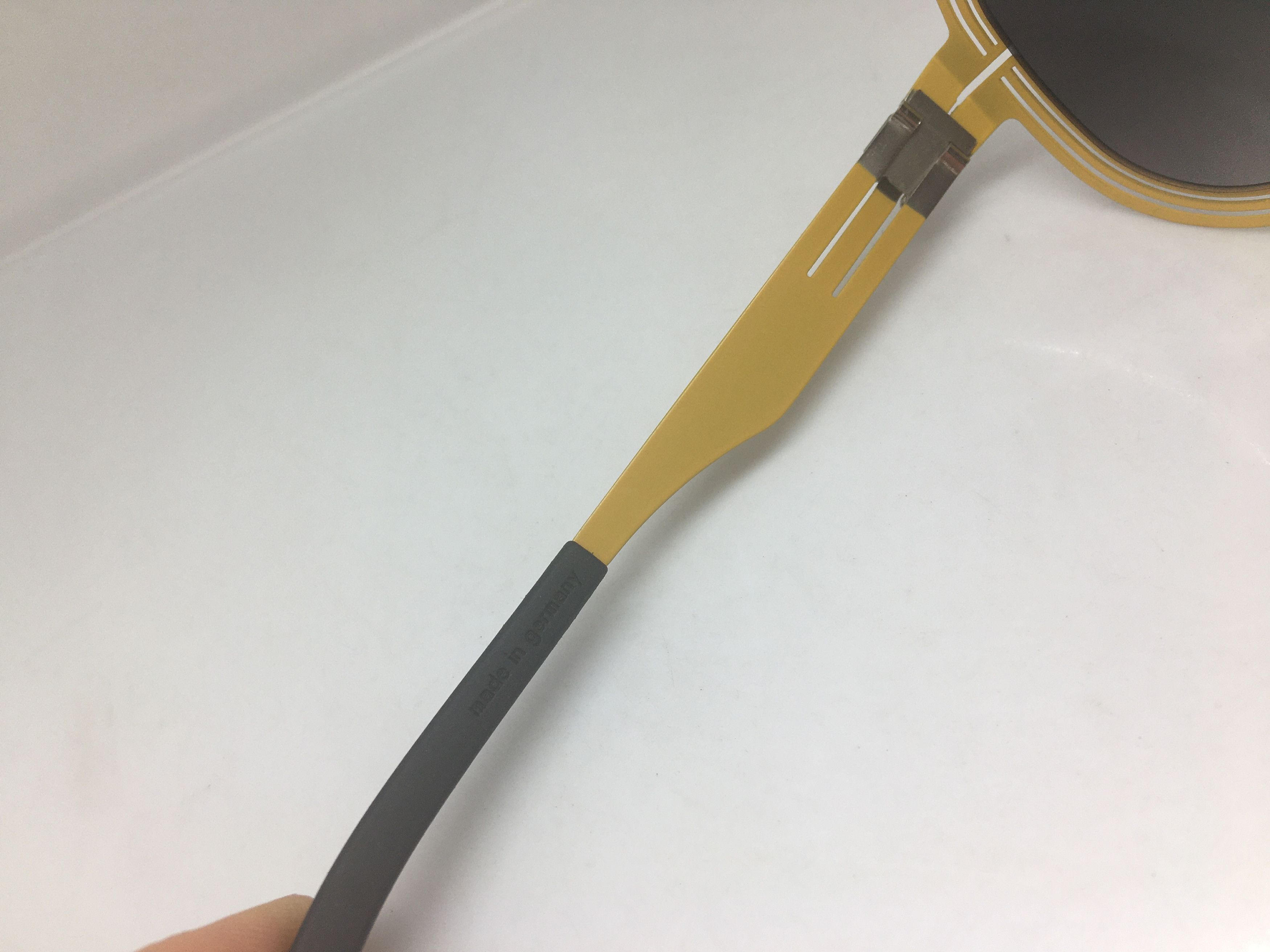 Other Silver Yellow Alloy Aviator Sunglasses Frame Pilot Size ONE SIZE - 6 Thumbnail
