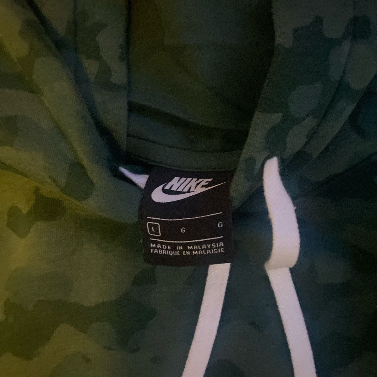 Nike Camo green nike hoodie Size US L / EU 52-54 / 3 - 2 Thumbnail