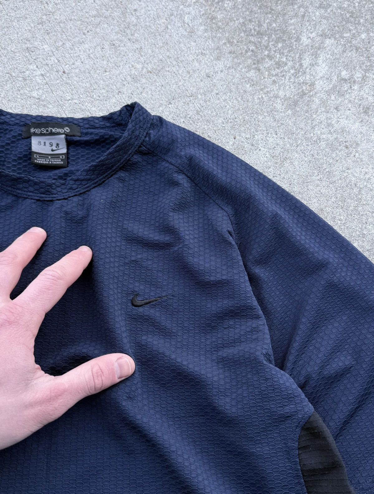 Nike × Vintage Vintage Nike 90s streetwear y2k track t-shirt Size US L / EU 52-54 / 3 - 5 Thumbnail